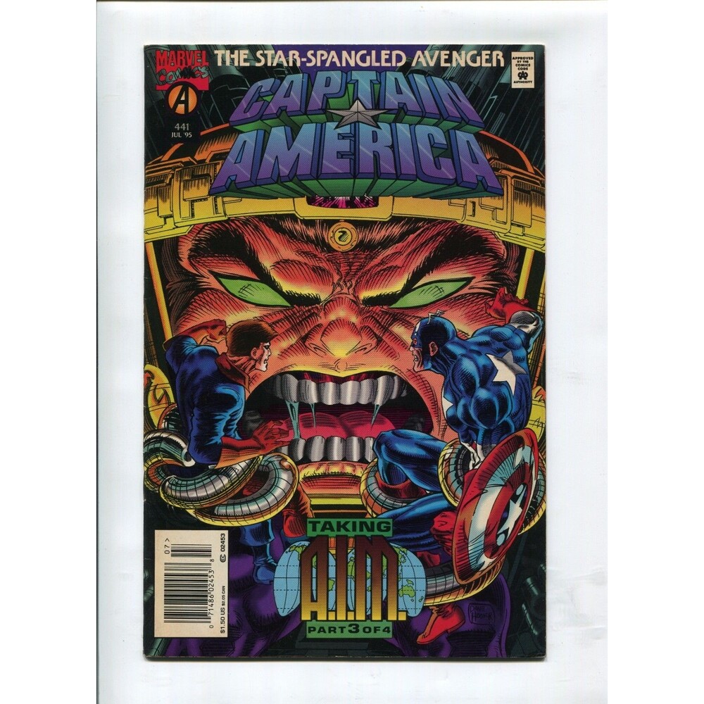 Captain America #441 Comic Book July 1995 Marvel Comics Modok